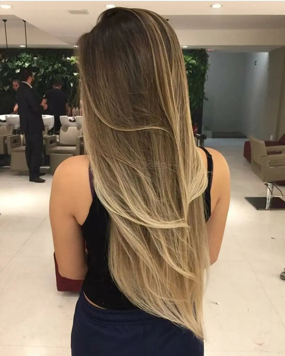 Mèches Biofibres protéiques lisse-Blond ombré