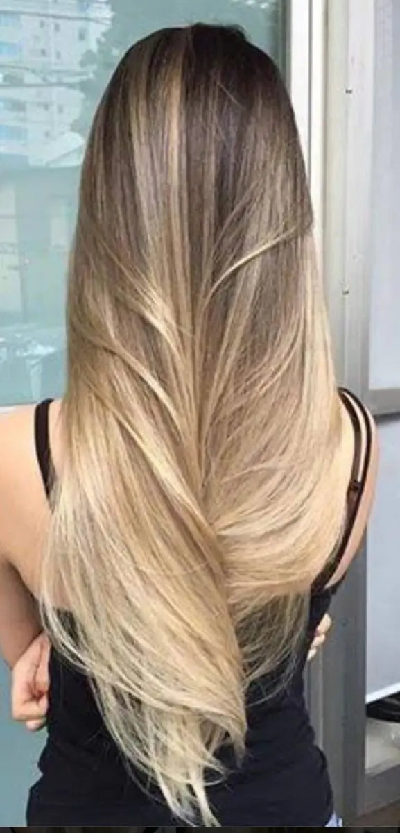 Mèches Biofibres protéiques lisse-Blond ombré