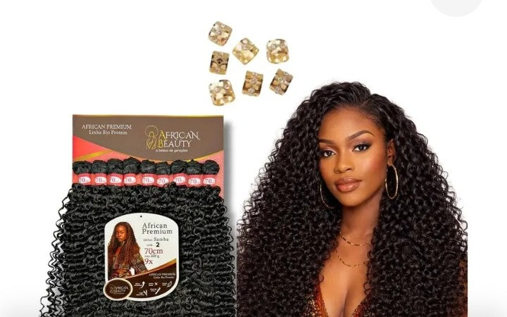 Mèches Bio Fibre végétale Premium Brésil .Couleur Noire